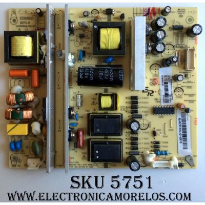 FUENTE DE PODER / RCA RE46ZN1330 / ER996S D / KB5150 / PANEL V500HJ1-P01-12V / MODELOS LED50B45RQ / LED48G45RQ 4531-LE48G45-A2